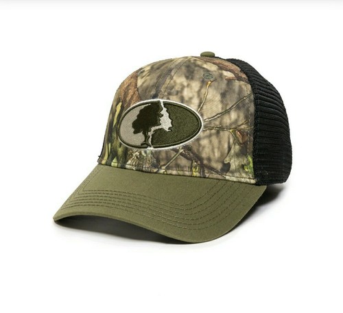 Mossy Oak Mens Stretch Fit S-M Mesh Hat Camouflage Hunting Cap