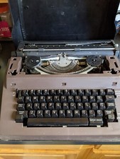 Brother 3800 Correct Automatic 12 Electric Typewriter & Case Works  Needs Ribbon thumbnail