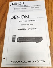 Denon DCD-900 CD Player Service Manual  Supplement-Original