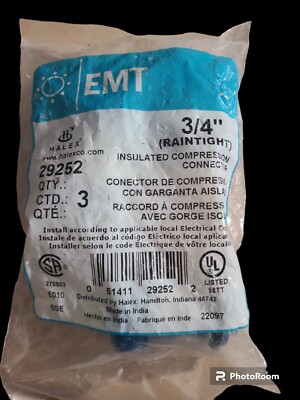 3/4'' Raintight Insulated Compression Connnector