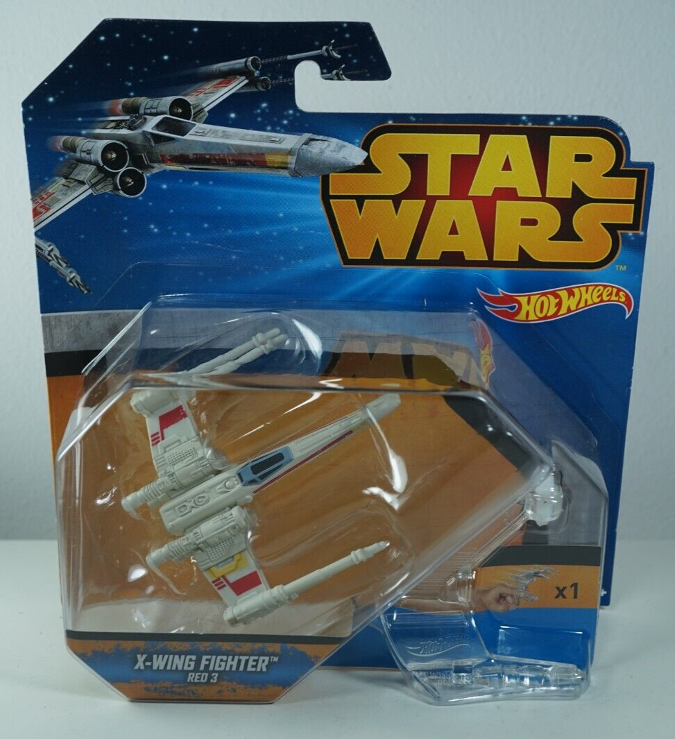 Hot Wheels Star Wars X-Wing Red 3 Fighter Biggs Darklighter Diecast Model MOC