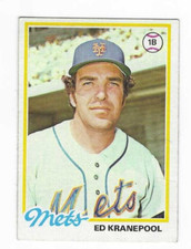 1978 TOPPS ED KRANEPOOL #49 NEW YORK METS