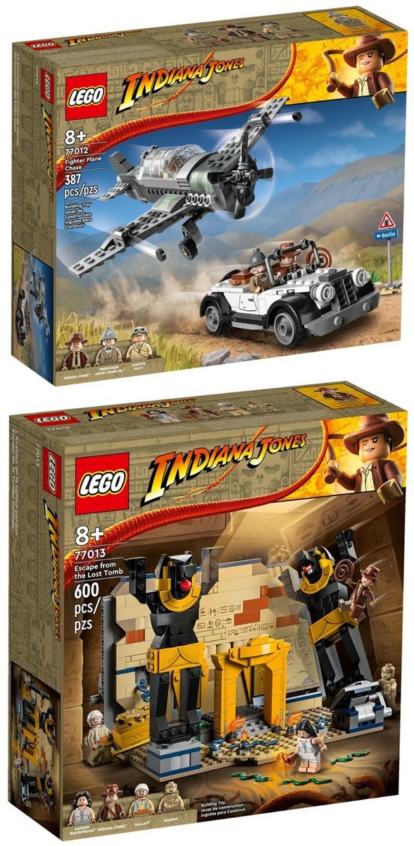 Lego Indiana Jones 77012 Fighter Plane Chase 77013 Escape from the