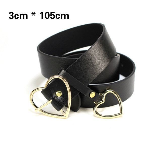 Harajuku Adjustable Leather Waistband - Double Eyelet Metal Harajuku Adjustable Leather Waistband - Double Eyelet Metal