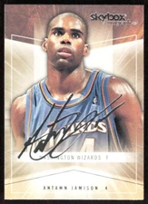 2004-05 10063B FLEER SKYBOX AUTOGRAPHICS Antawn Jamison Washington Wizards #12
