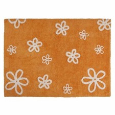 Lorena Canals Flowers Rug - Orange 4' x 5' 3" 