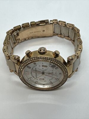 Michael Kors Parker MK5774 Women Two Tone Analog Dial Quartz Wrist Watch JNA380 Michael Kors Parker MK5774 Women Two Tone Analog Dial Quartz  main image 4