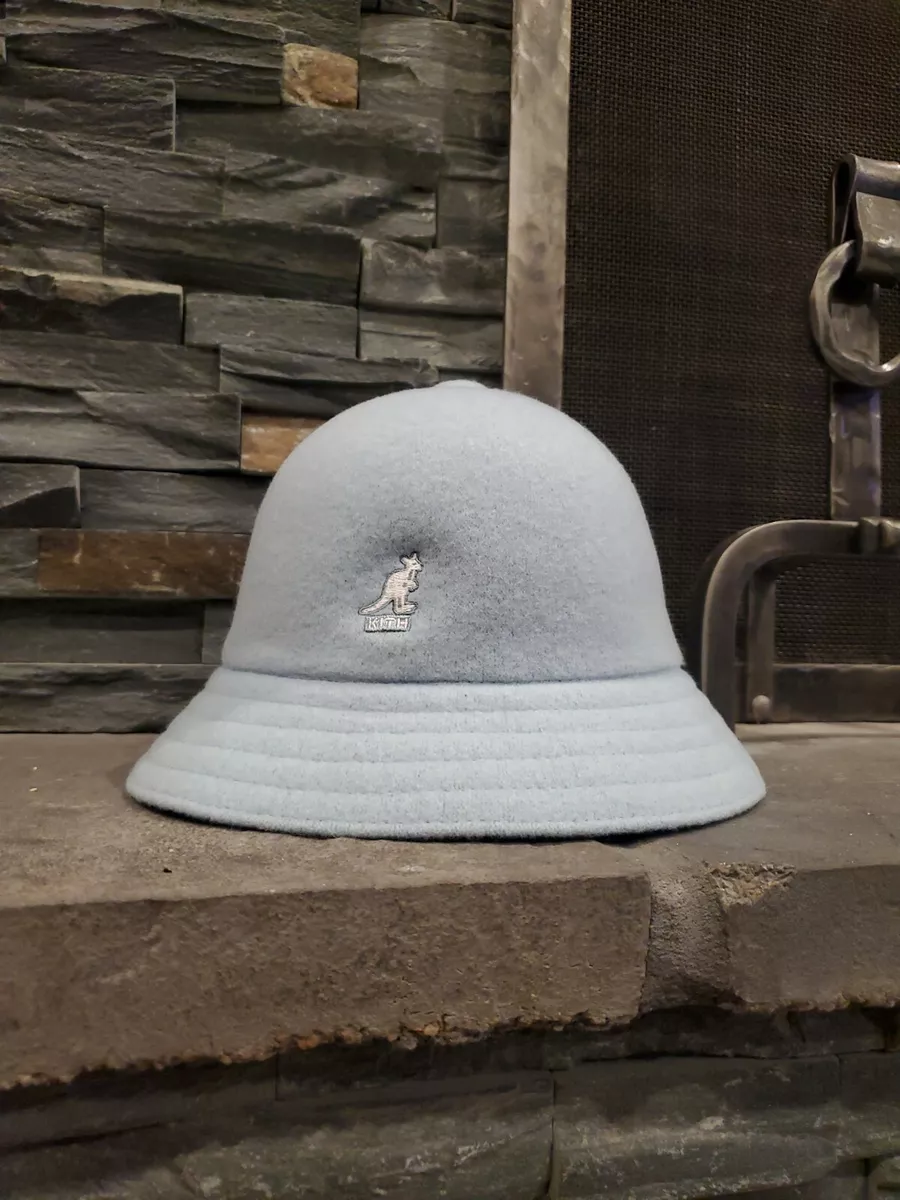 Kith Kangol Classic Bucket Hat Helium Blue Size L DEADSTOCK