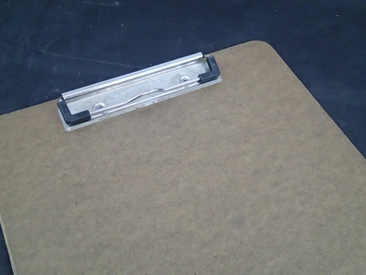 Vintage Wood Clipboard Saunders 9