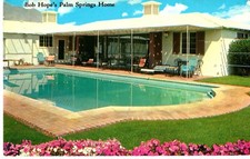 Bob Hope's Palm Springs Home & Swimming Pool, CA Postcard