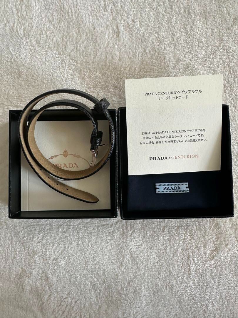 PRADA American Express AMEX Centurion Bracelet type wearable PRADA American Express AMEX Centurion Bracelet type wearable