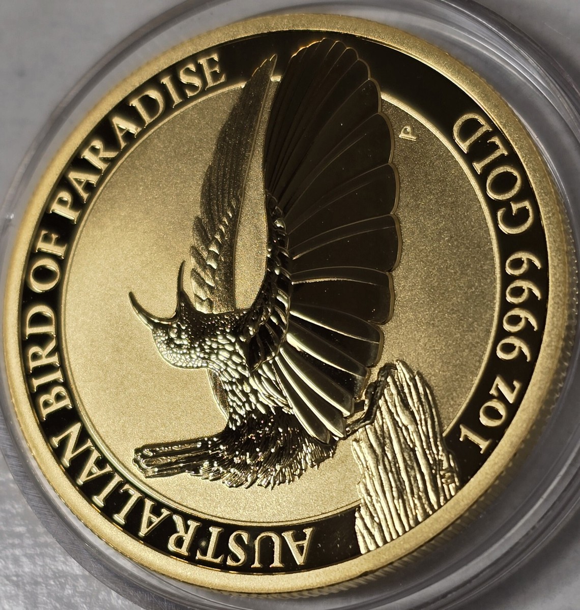 2018 P AUSTRALIAN 1 oz Gold Birds of Paradise Victoria's