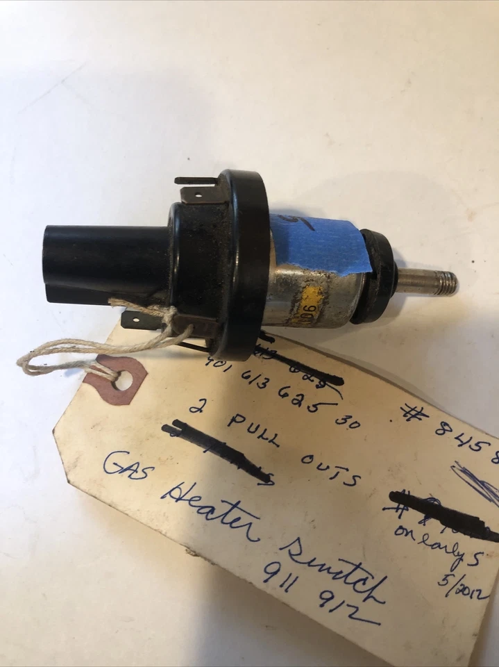 Interruptor para ventilador Porsche 911 1965-1973 901-613-625-30 usado difícil de encontrar Foto 4 de 4