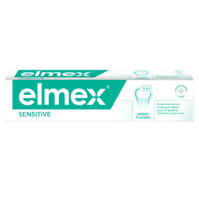 Elmex Sensitiv-Zahnpasta für überempfindliche Zähne mit Aminfluorid 75 ml