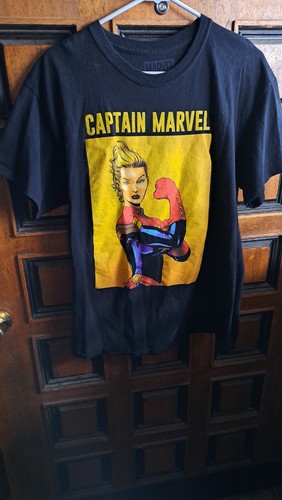 T-shirt Vintage Marvel Captain America - Taille M - 100% Coton - Occasion Très Bon état