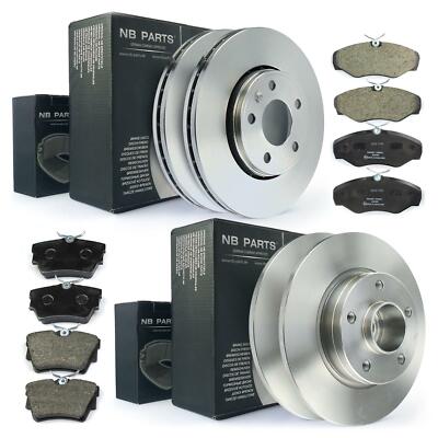 Bremsscheiben Bremsbeläge vorne hinten für Nissan Primastar Bus Kasten X83