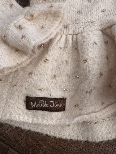 Matilda Jane WARMEST WISHES CARDIGAN SWEATER Make Believe Size 4 - Picture 5 of 6