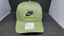 Nike Just Do it Unisex Rise Snapback Trucker Cap -Hat FV5543-386  Olive Green