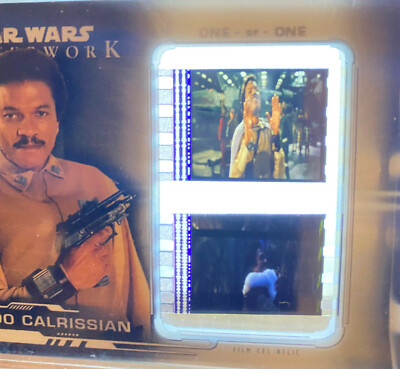 STAR WARS 2019 TOPPS MASTERWORK FC-LC6 FILM CEL INSERT RELIC LANDO CALRISSIAN V2