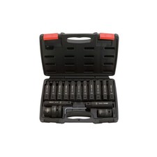 Coffret de douilles et embouts longs à chocs KS TOOLS 3/4'' - 1'', 16 pièces