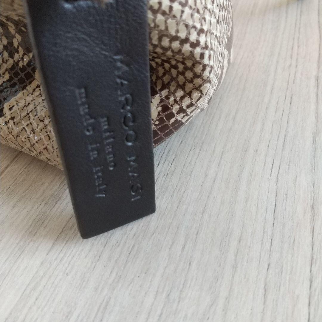 Marco Masi Python Leather Pouch Crossbody Bag Unu… - image 5