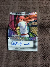 1/1 CARL YASTRZEMSKI 2025 Leaf Vivid In Glorious Technicolor Shimmer Auto 