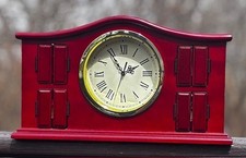 Mr. Christmas Mr Label clock Gold Label Symphony Surprise Animated Musical Mantel Clock — listing 3