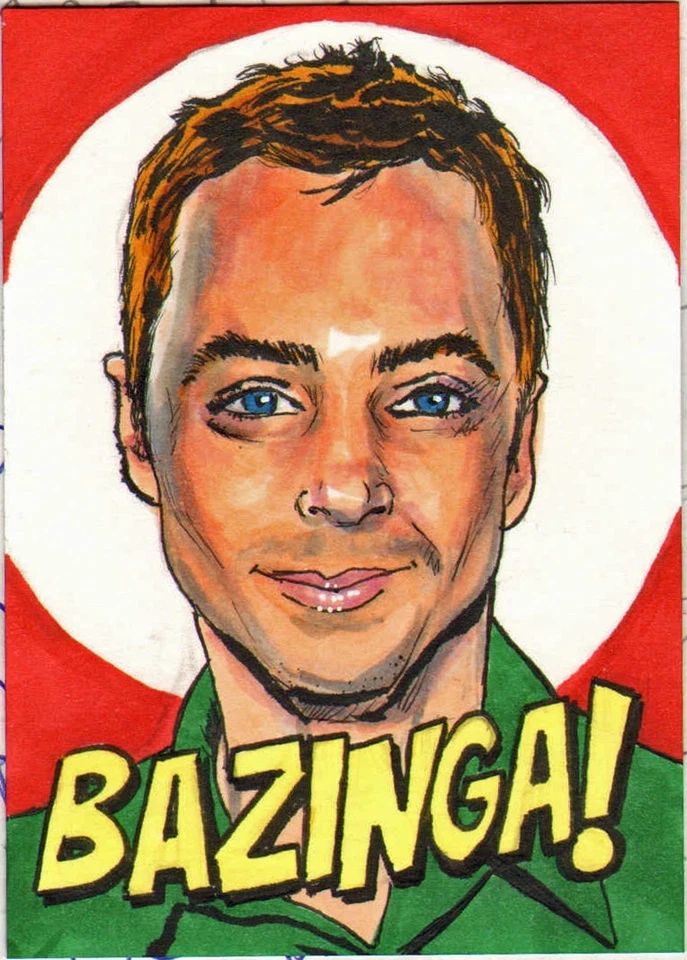 Big Bang Theory Card SET SKETCH PRINTS Matthew Parmenter - Image 4 of 4