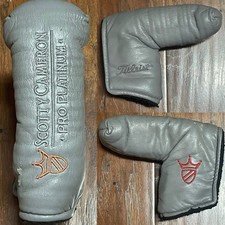 Scotty Cameron Pro Platinum Red Fill Putter Headcover - Gamer - 100% Authentic