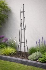 Metal Sculptural Garden Obelisk Heavy Duty Climbing Plant Support Frame 1.5m 