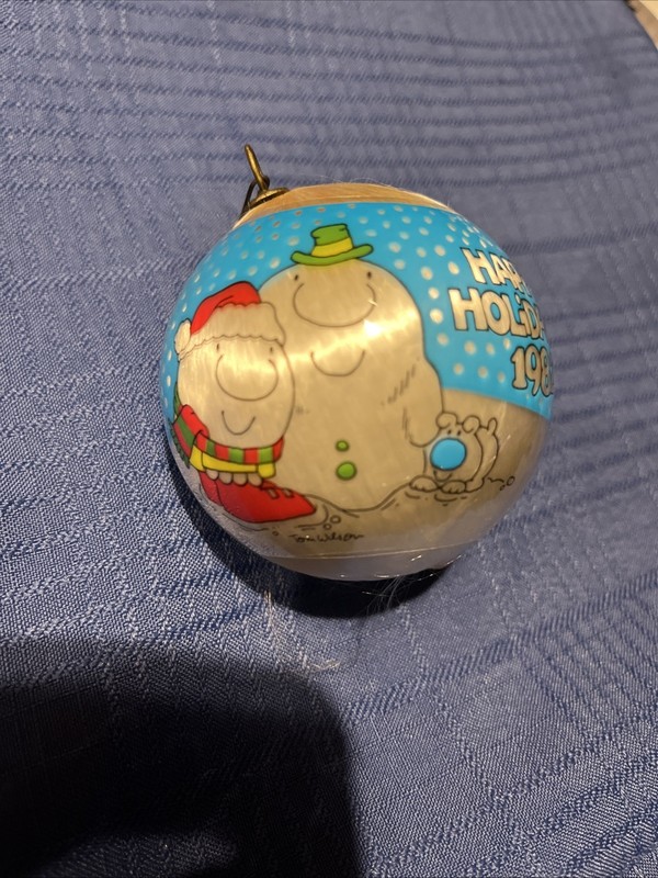 Vintage 1982 Ziggy Christmas Ornament