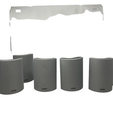  Set of 5 Onkyo Surround Sound Speakers, SKC-330C, SKM-330S, SKF-330F, Works