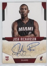 2015-16 Panini Absolute Next Day Auto Josh Richardson #ND-JR Auto 14tz