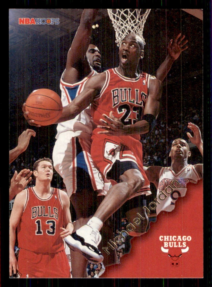 1996-97 NBA Hoops #20 Michael Jordan Chicago Bulls