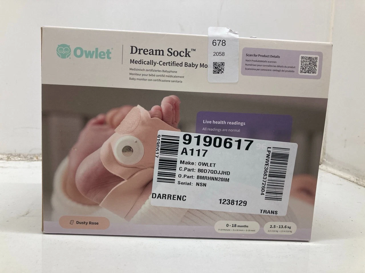 Owlet Smart Dream Sock New
Opens in a new window or tab