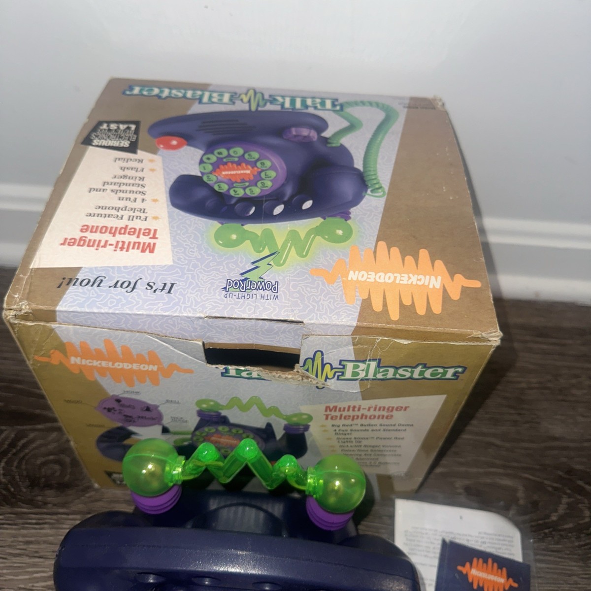 Vintage Nickelodeon Talk Blaster Land Line Telephone Nickelodeon 