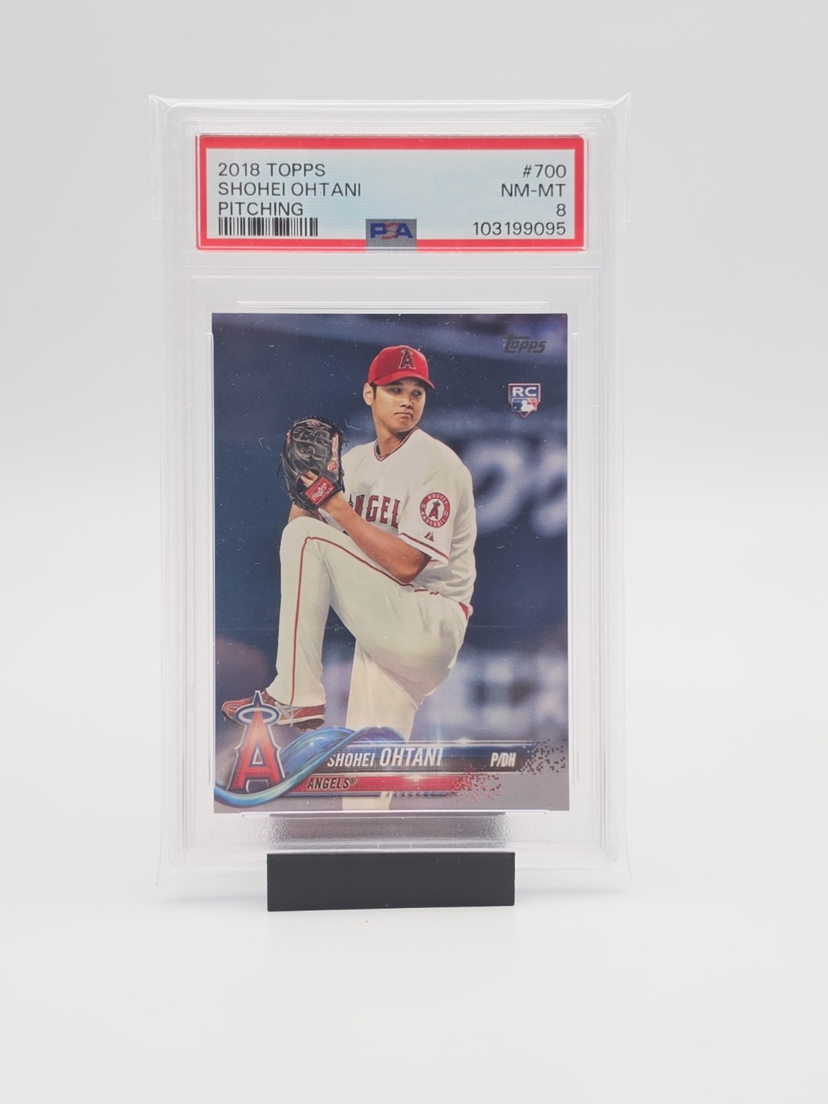 2018 TOPPS PITCHING #700 SHOHEI OHTANI ROOKIE RC PSA 8 GOAT! 