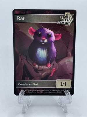 Rat - Rat Token - Foil Promo - SCG Game Night - Magic the Gathering