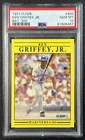 KEN GRIFFEY JR. PSA 10 1991 FLEER #450 BAT .300 MARINERS 6487