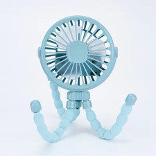Portable Baby Stroller Fan Clip On Handheld USB Cooling Fan 3 Speed