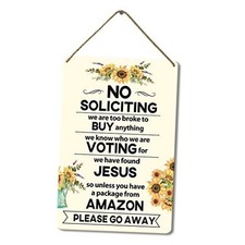 No Soliciting Sign For House Funny No Soliciting Signs For yellow,black,white