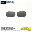 2000 - 2007 FORD F250 F350 A PILLAR GRAB HANDLE BOLT CAP SET MED GRAY TRIM E OEM