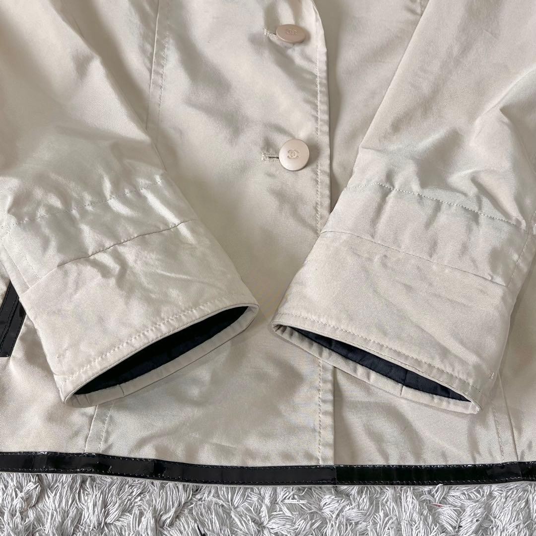 CHANEL Matelasse Coco Mark Button Jacket Quilted … - image 5