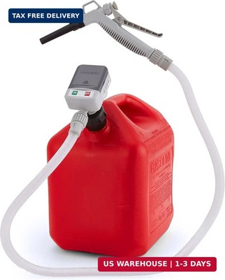 Deway Automatic Fuel Transfer Pump with Nozzle for Quick Flow Control & Stop, Ex