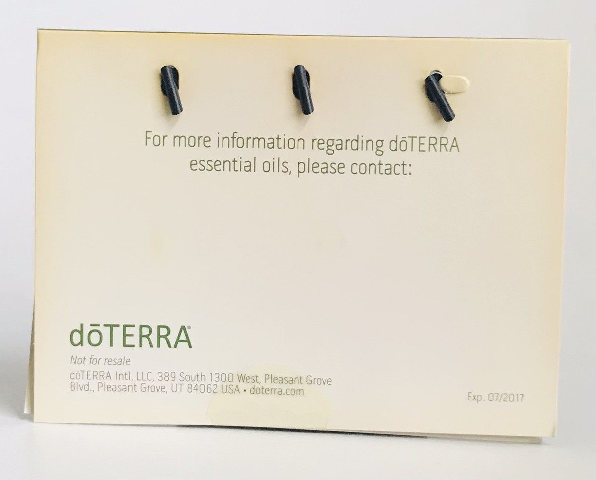 doTERRA Sample Blend Trio Essential Oils Breathe OnGuard DigestZen