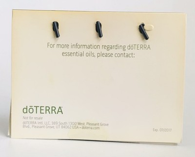 doTERRA Sample Blend Trio Essential Oils Breathe OnGuard DigestZen