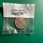 1943 Walking Liberty Silver 50C Average Circulated Littleton