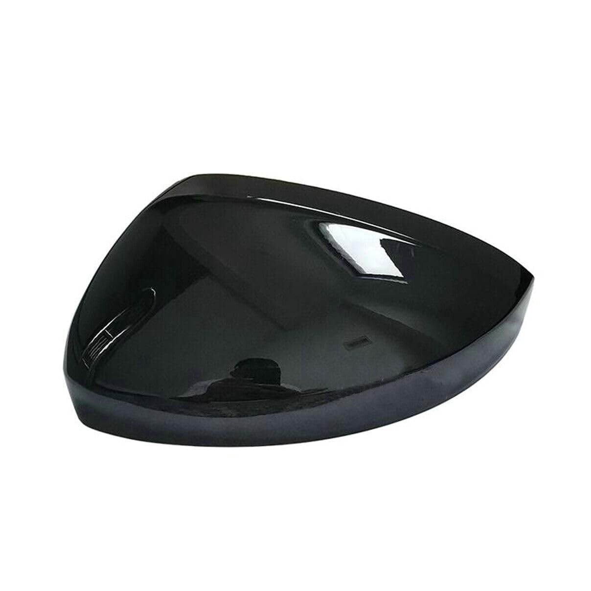 Rearview Side Wing Mirror Caps Cover for VW Tiguan Left Driver Side, black 