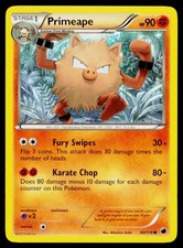 Primeape - 60/116 NM Common Plasma Freeze Pokemon