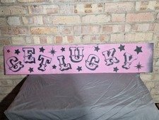 Get Lucky Fairground Painted Sign Great Fun Item Look Great Framed On Shelf